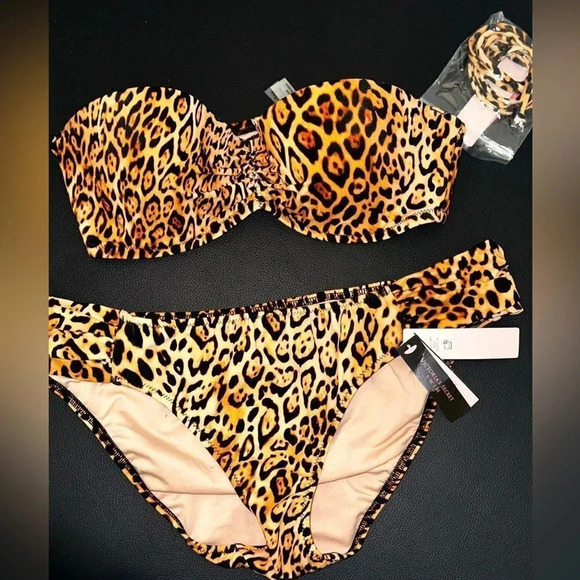 PINK 2PC Swimsuit - Picture 1 of 4